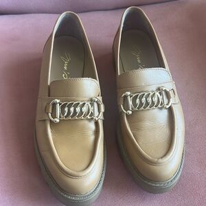 Chunky sole loafers with gold detail